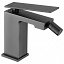 Grifo bidet monomando gun metal Pisa de Imex 